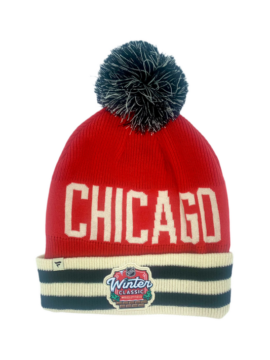 2025 NHL Winter Classic Cuffed Knit Hat with Pom