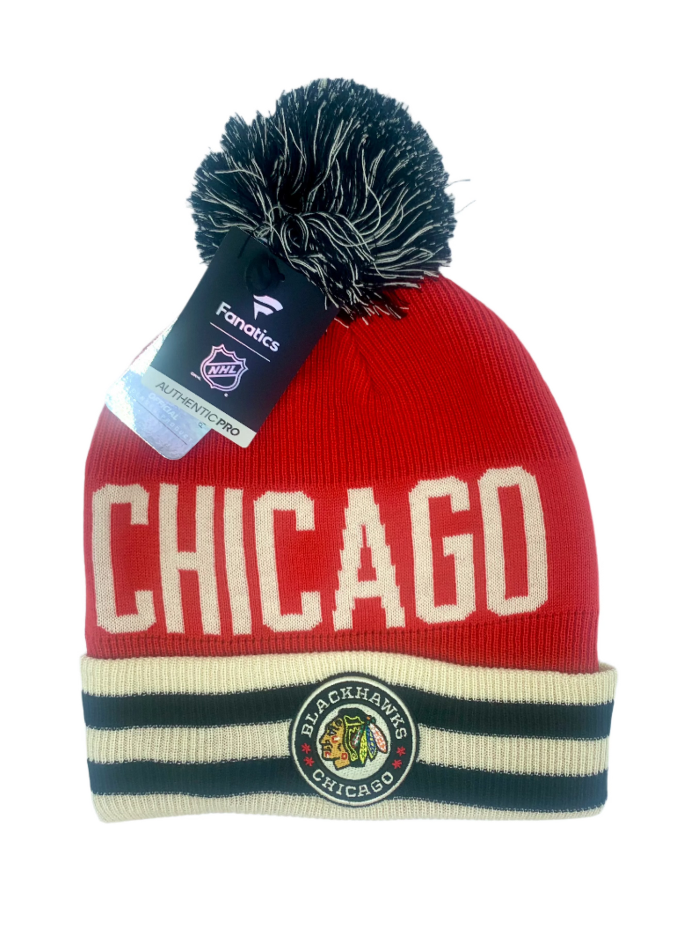 2025 NHL Winter Classic Cuffed Knit Hat with Pom