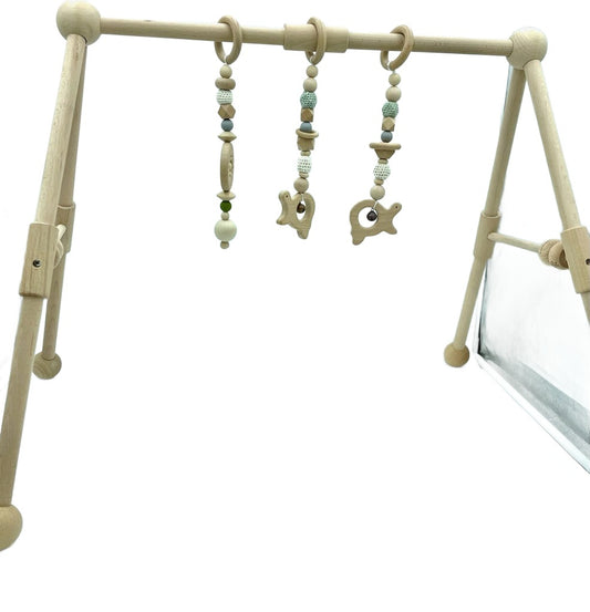 Wooden Play Gyms for Babies, Peekaboo Brand- Two Gyms per Order
