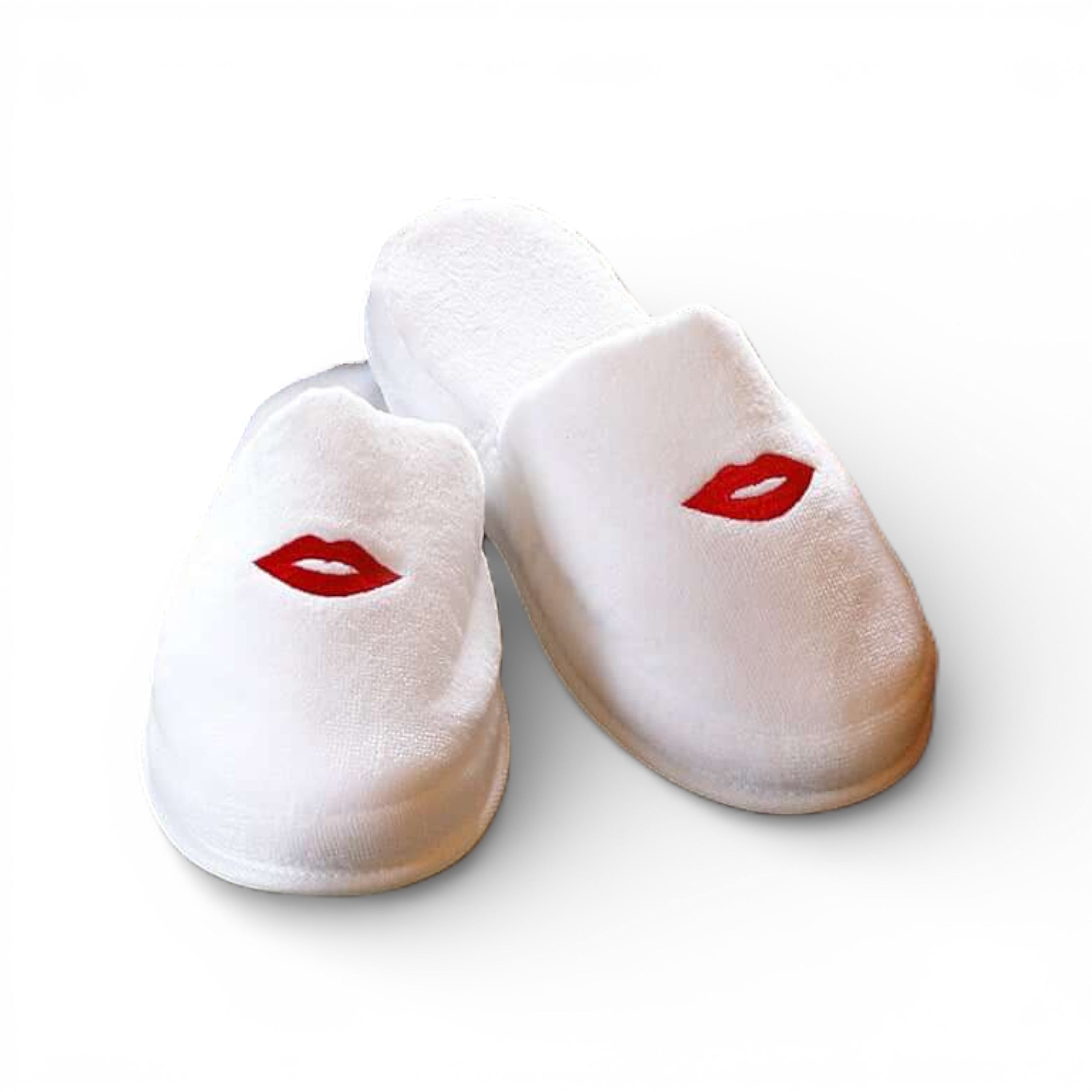 Embroidered Turkish Cotton Women's Slippers, Villa Cotton Brand