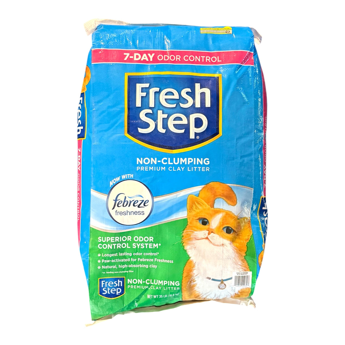 Fresh Step Premium Clay Kitty Litter, Febreeze Freshness Scent - 35 Pound Bag