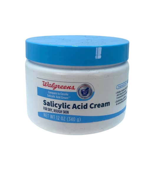 Walgreen's Salicylic Acid Cream.  12 oz tub.