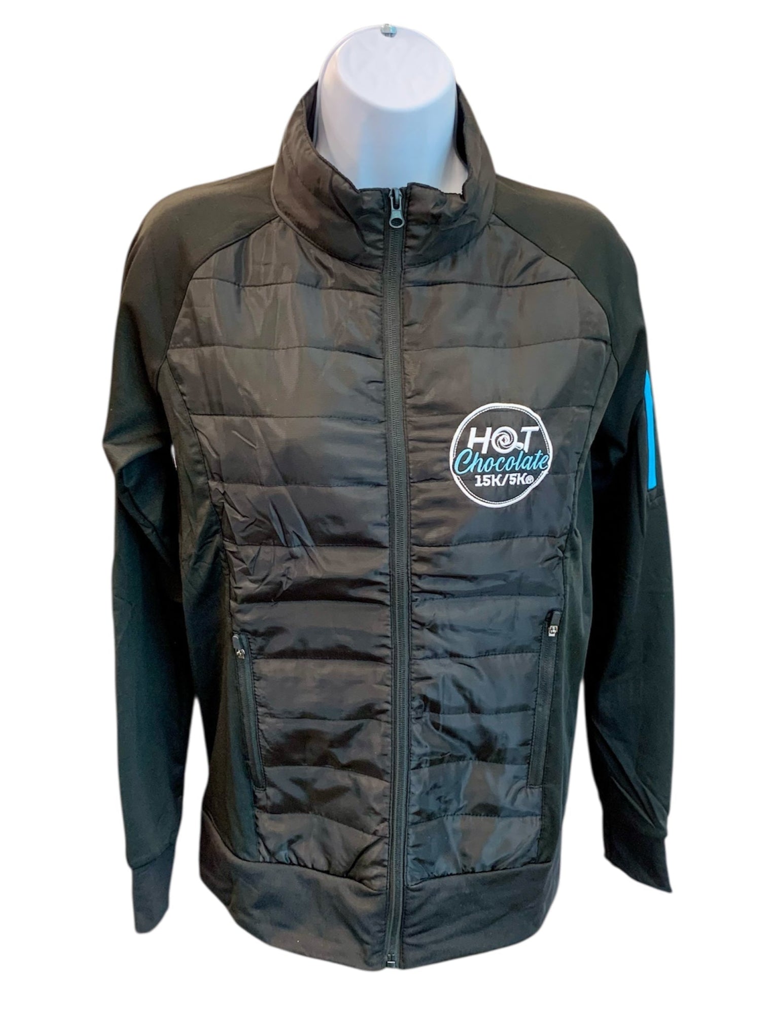 Women's Puffy Run Jacket - Hot Chocolate 15K/5K.