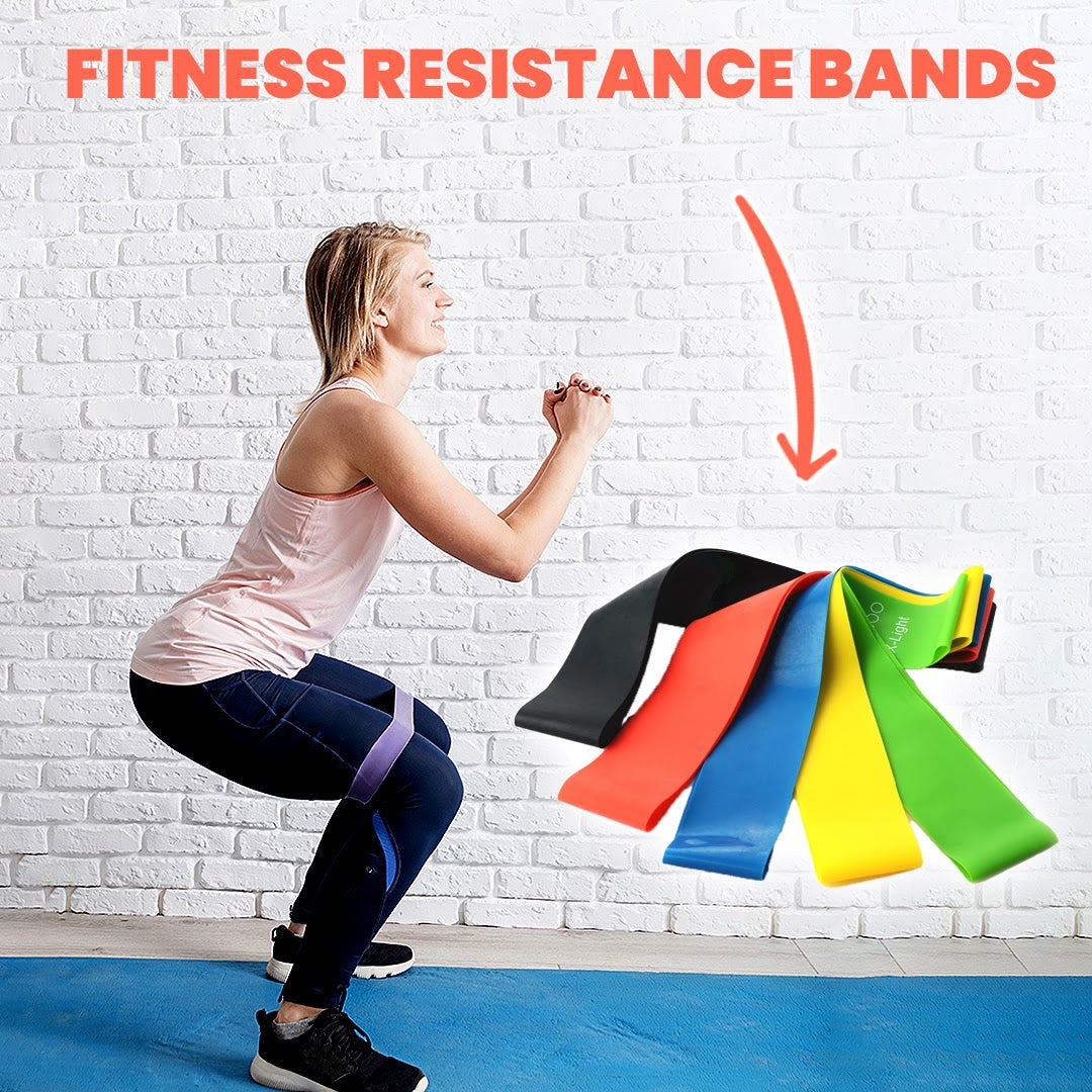 Resistance Band Set, Pack of 5 bands