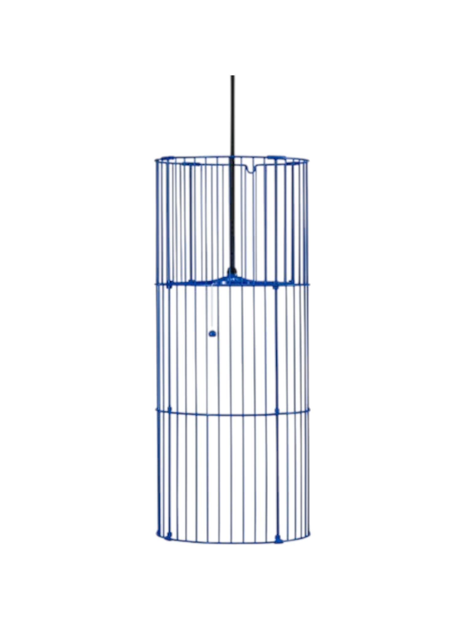 Pendant or Floor LED Lamp, Blue - IKEA Solvinden