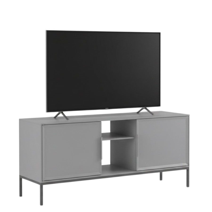 Gray Metal TV Stand Unit - IKEA Tullstorp
