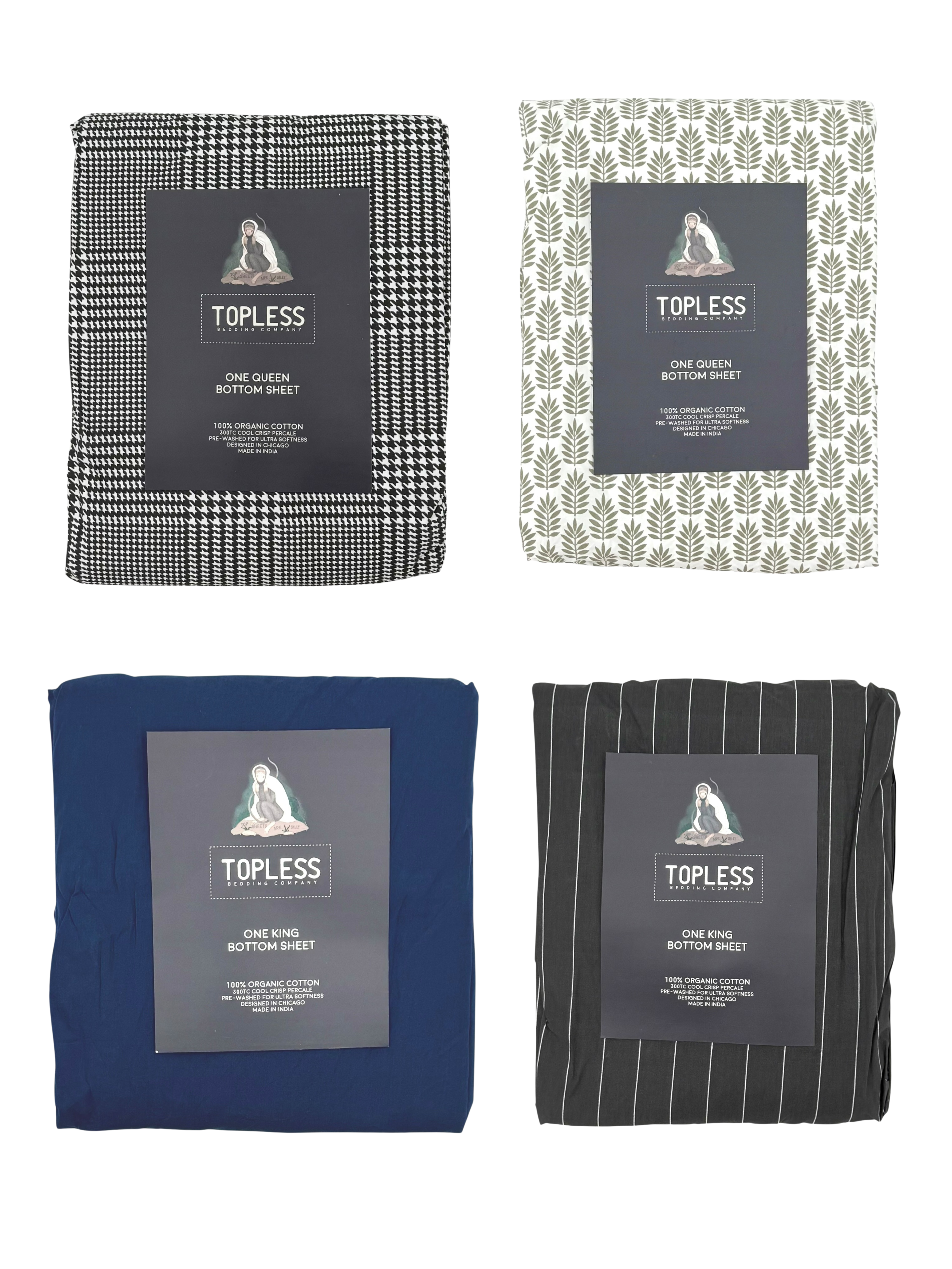 Bottom Sheet - Topless Bedding Company Brand