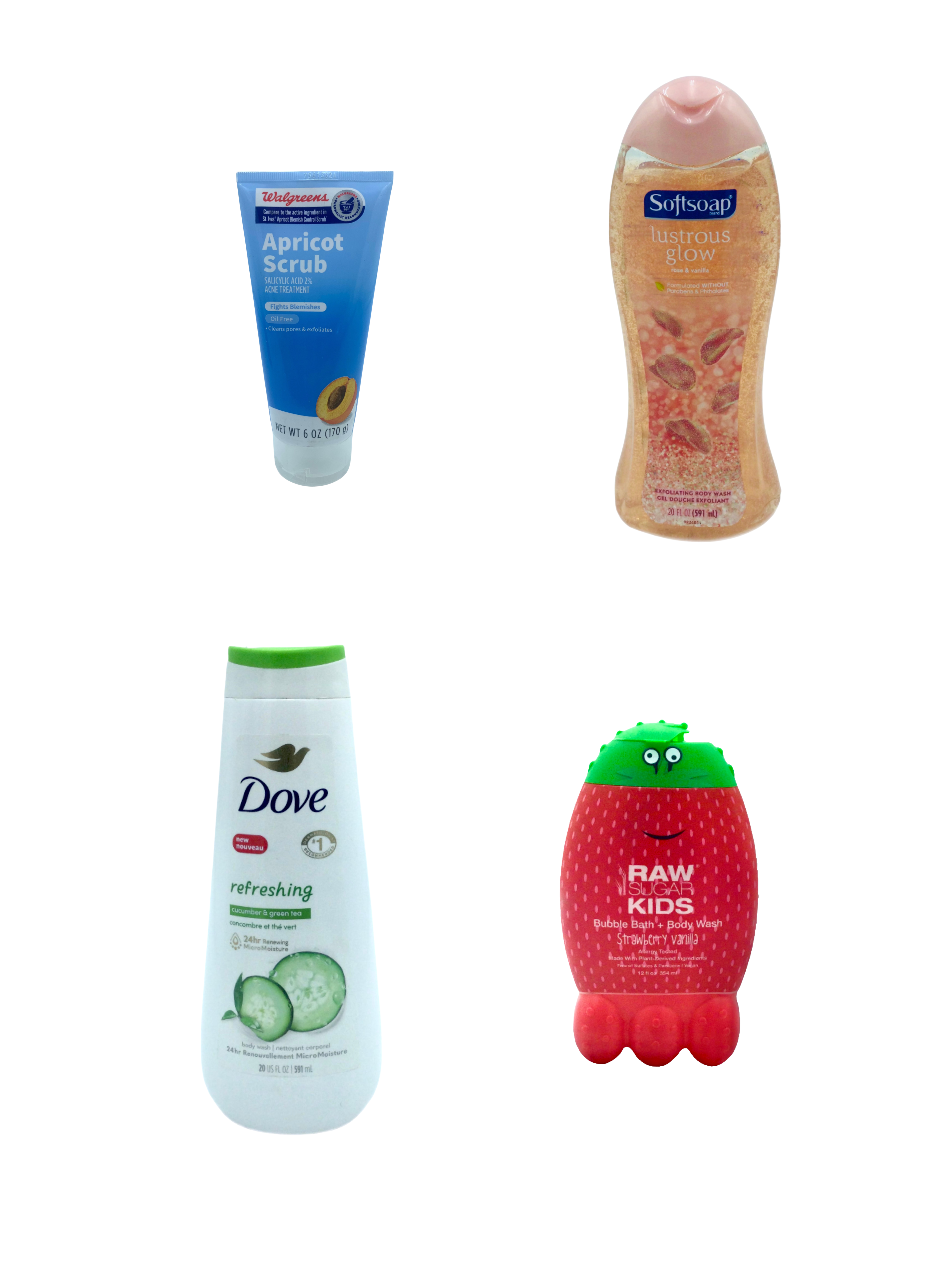 Body Wash & Scrub - Assorted Brands