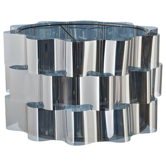 Lamp Shade, Chrome Effect, 20" - IKEA Älvstarr