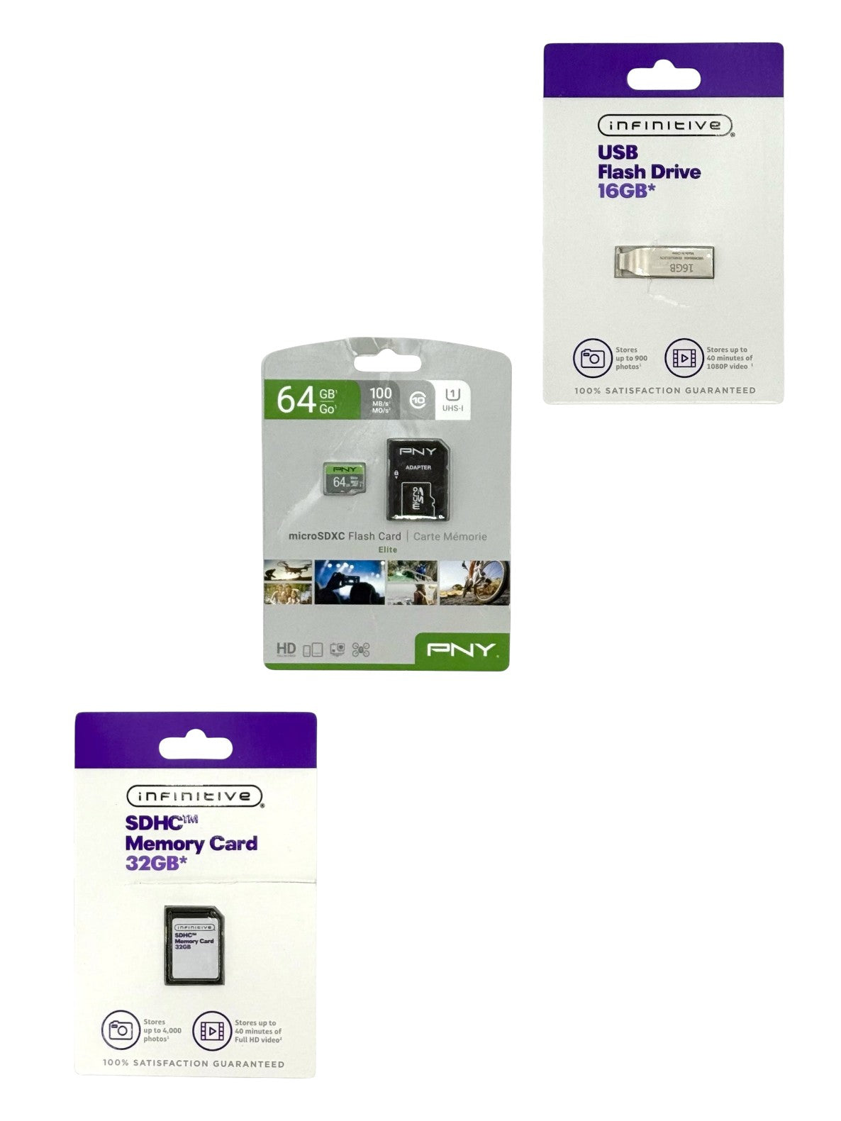 Digital Storage - Assorted Flash Drives and Memory Cards
