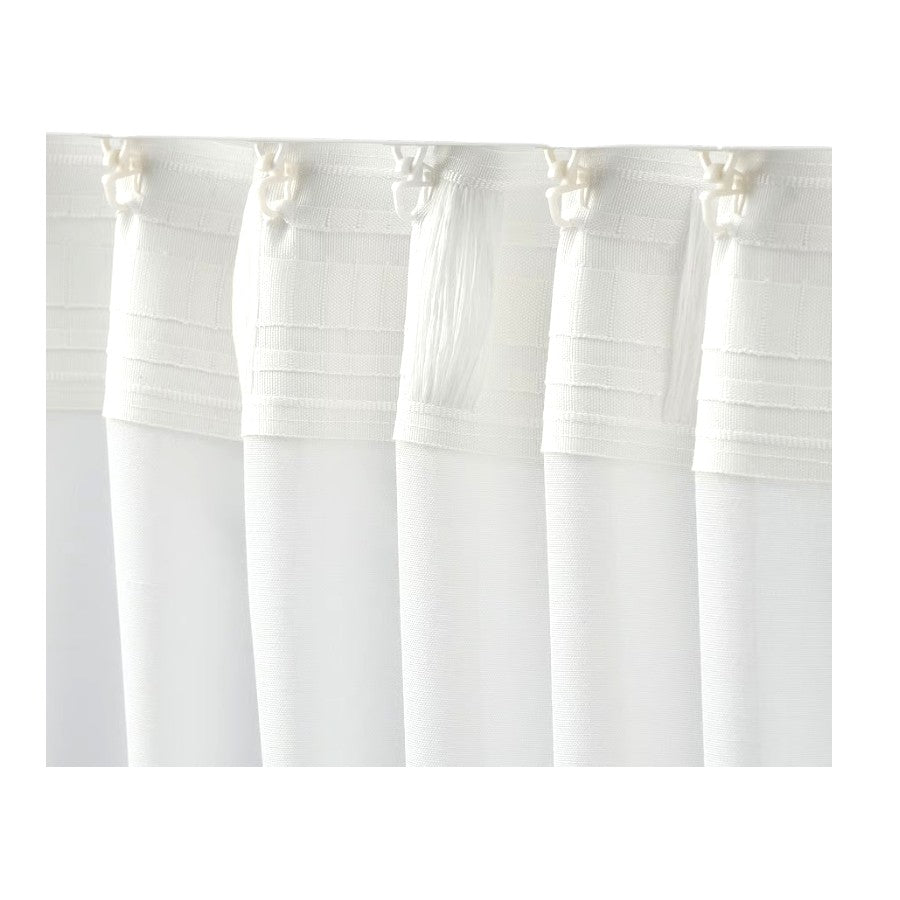 White Curtains, Various Sizes - IKEA Hilja