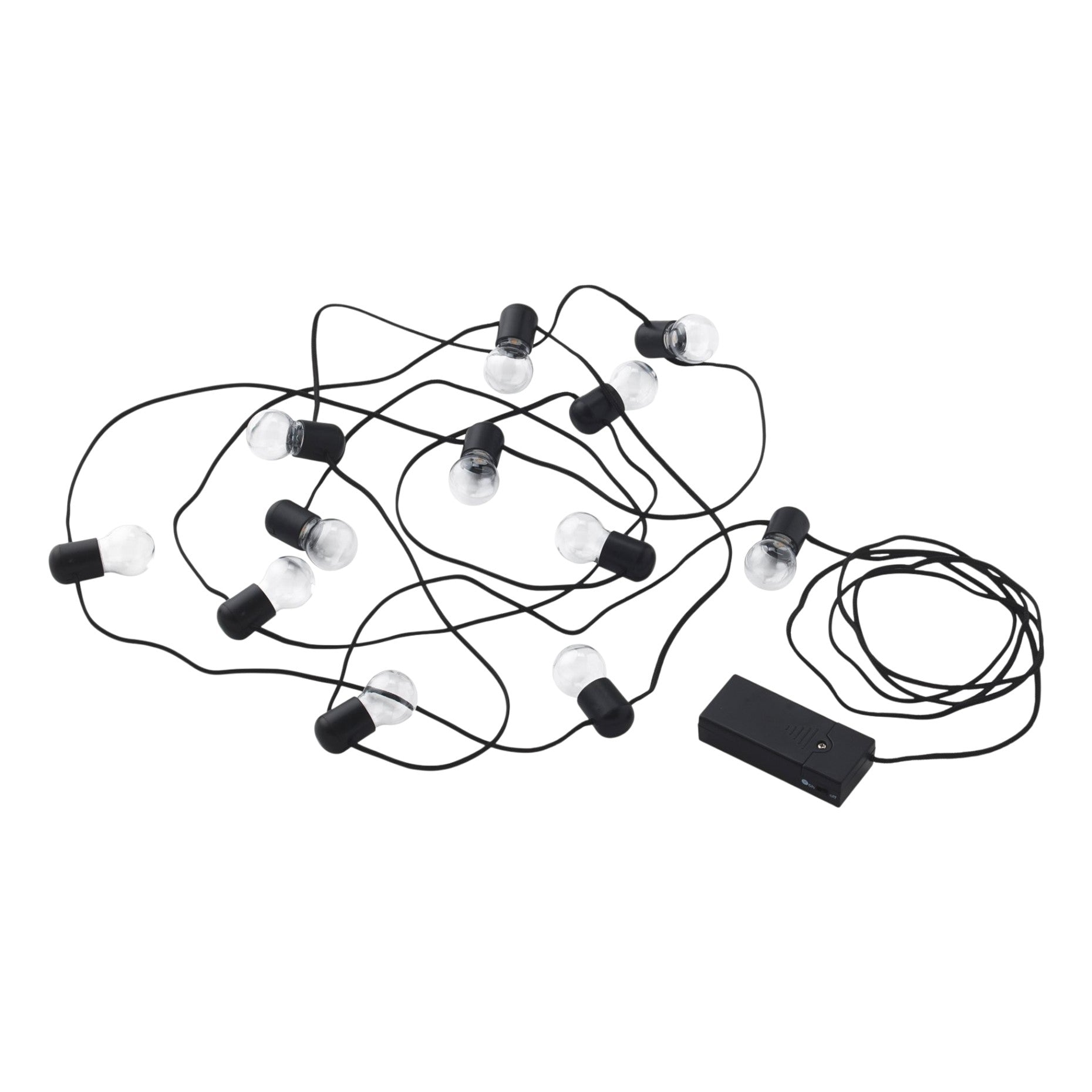 Clear Indoor LED String Lights, Battery Operated - IKEA Blötsnö
