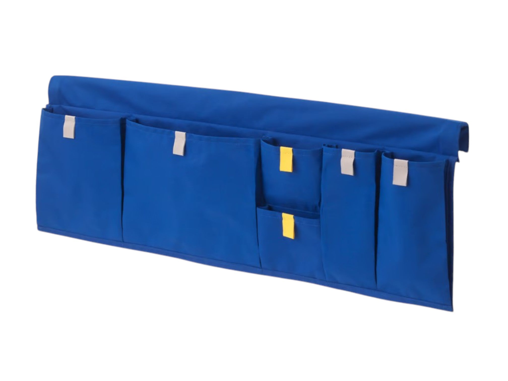 Blue Hanging Bedside Pocket Organizer - IKEA Möjlighet