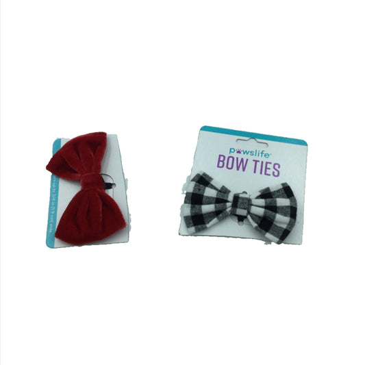 Dog Bow Tie- Assorted Designs- Pack of 10 Bows