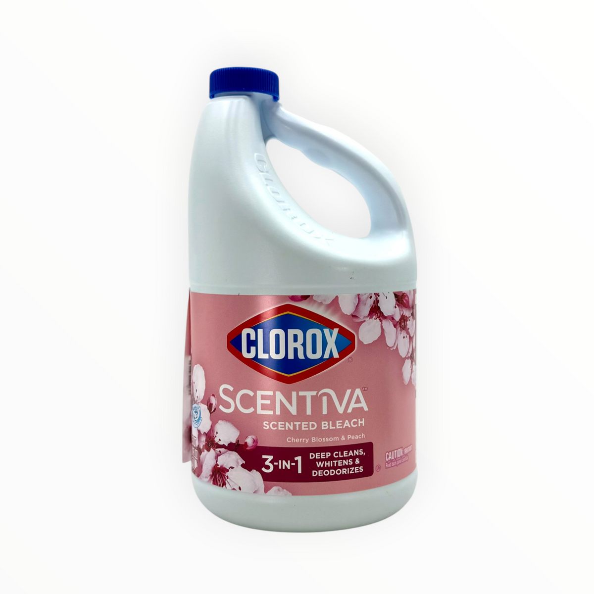 Clorox Scentiva Scented Bleach, Cherry Blossom & Peach - 81 oz. Bottle, Case of 6 Bottles