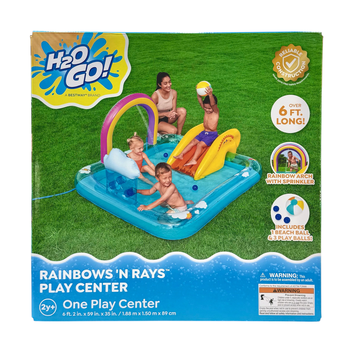 Rainbows 'N Rays Inflatable Water Play Center