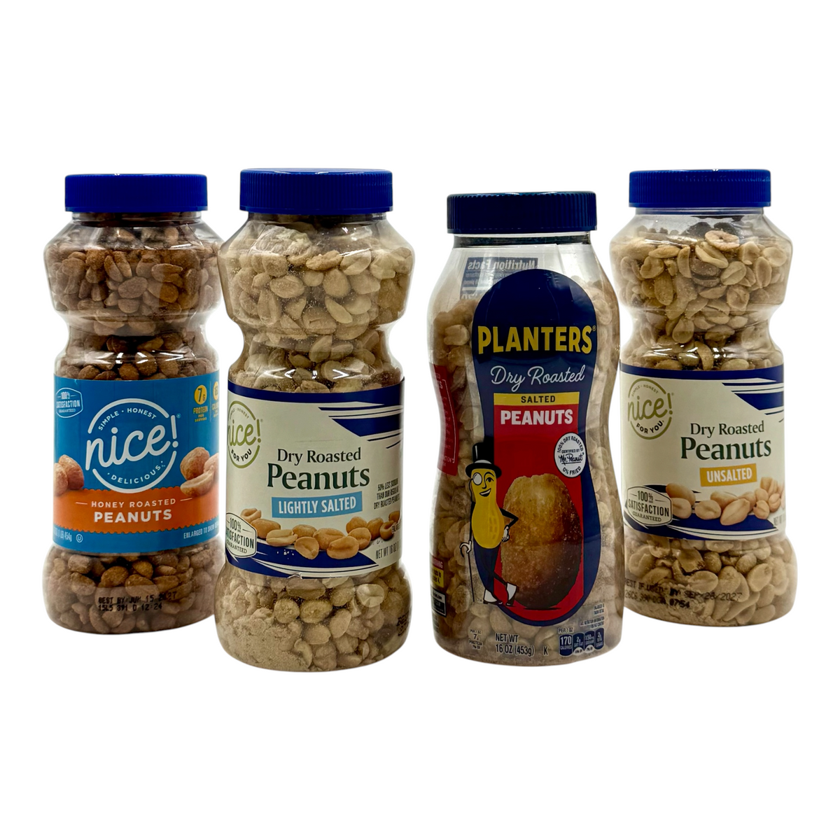 Peanuts, Assorted Brands and Varieties - 16 oz. Jar