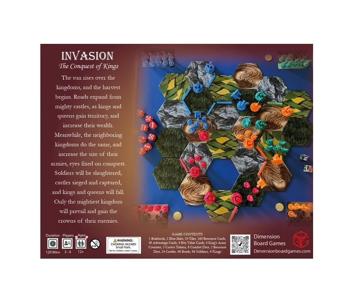 Invasion: Conquest of the King Board Game