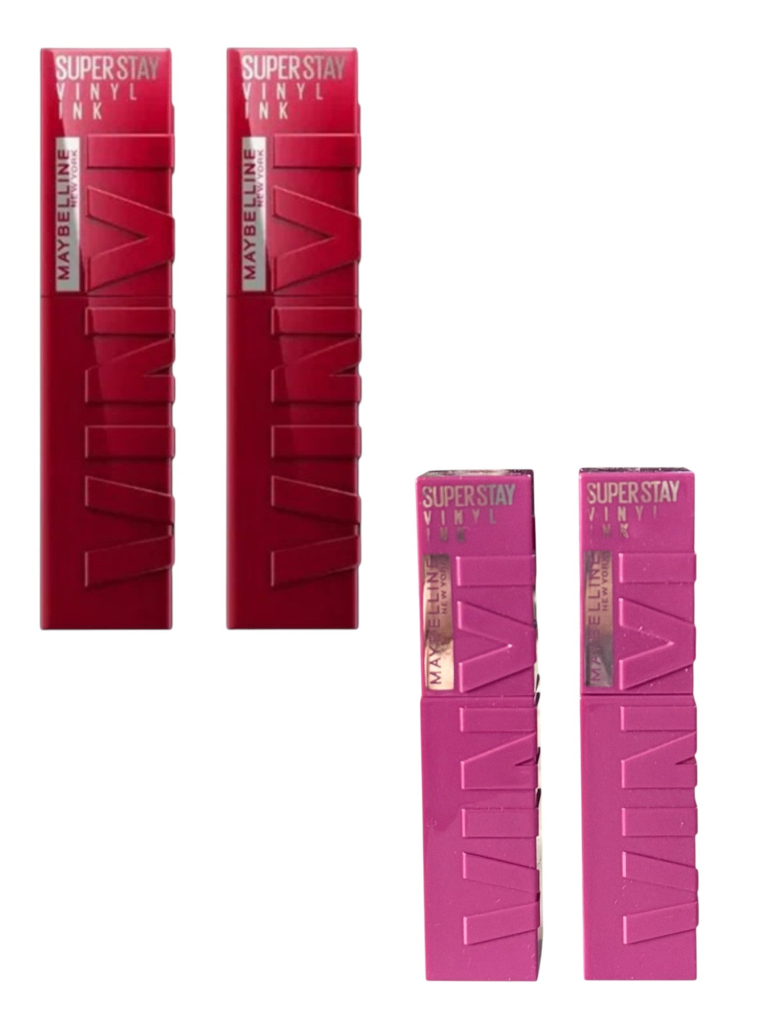 Maybelline Super Stay Vinyl Ink Longwear Liquid Lip Color, Pack of 2