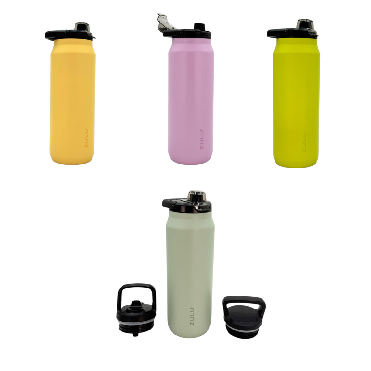 40 oz. Stainless Steel Water Bottle, Zulu Base - Case of 6