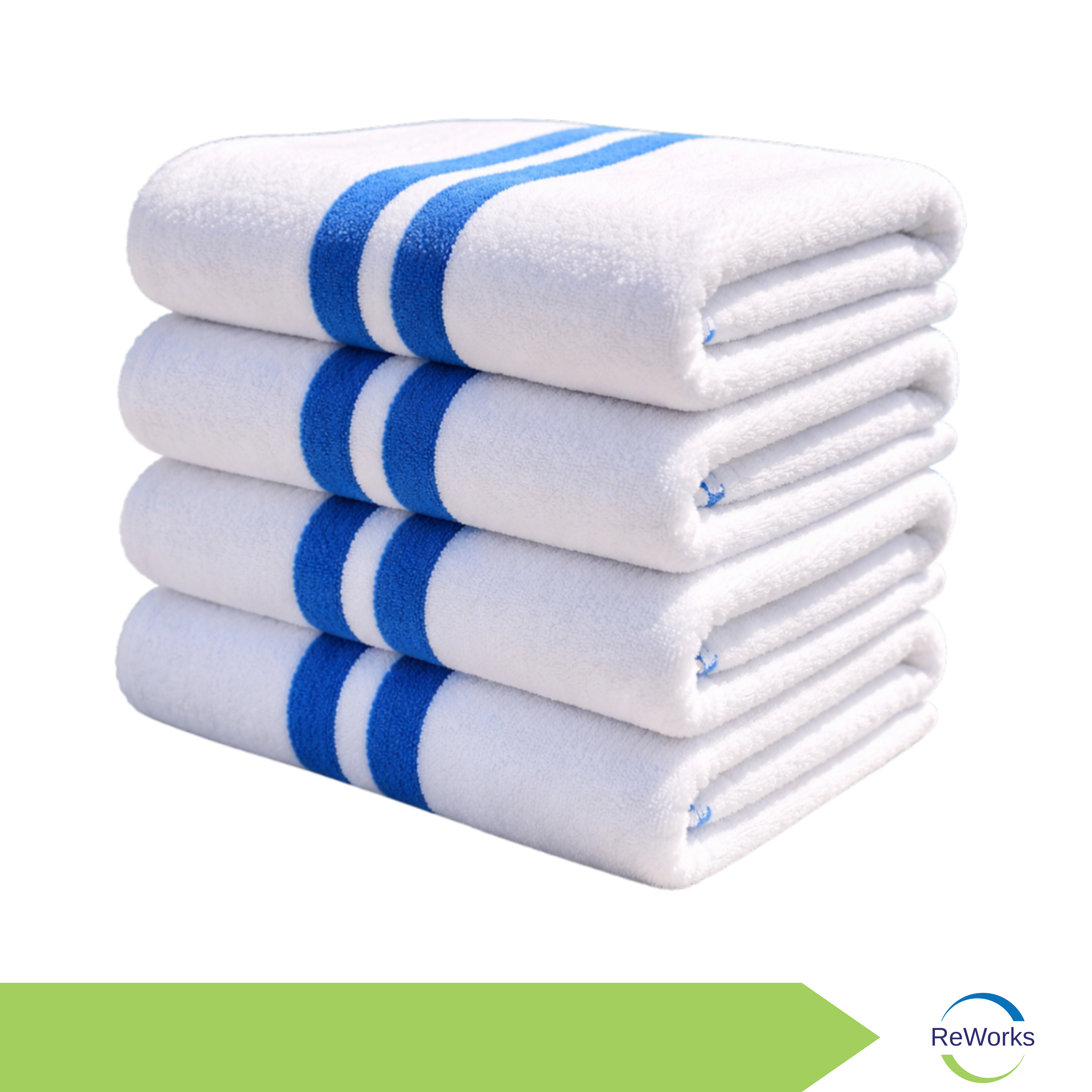 Pool Towels, Case of 24 - ReWorks Collection