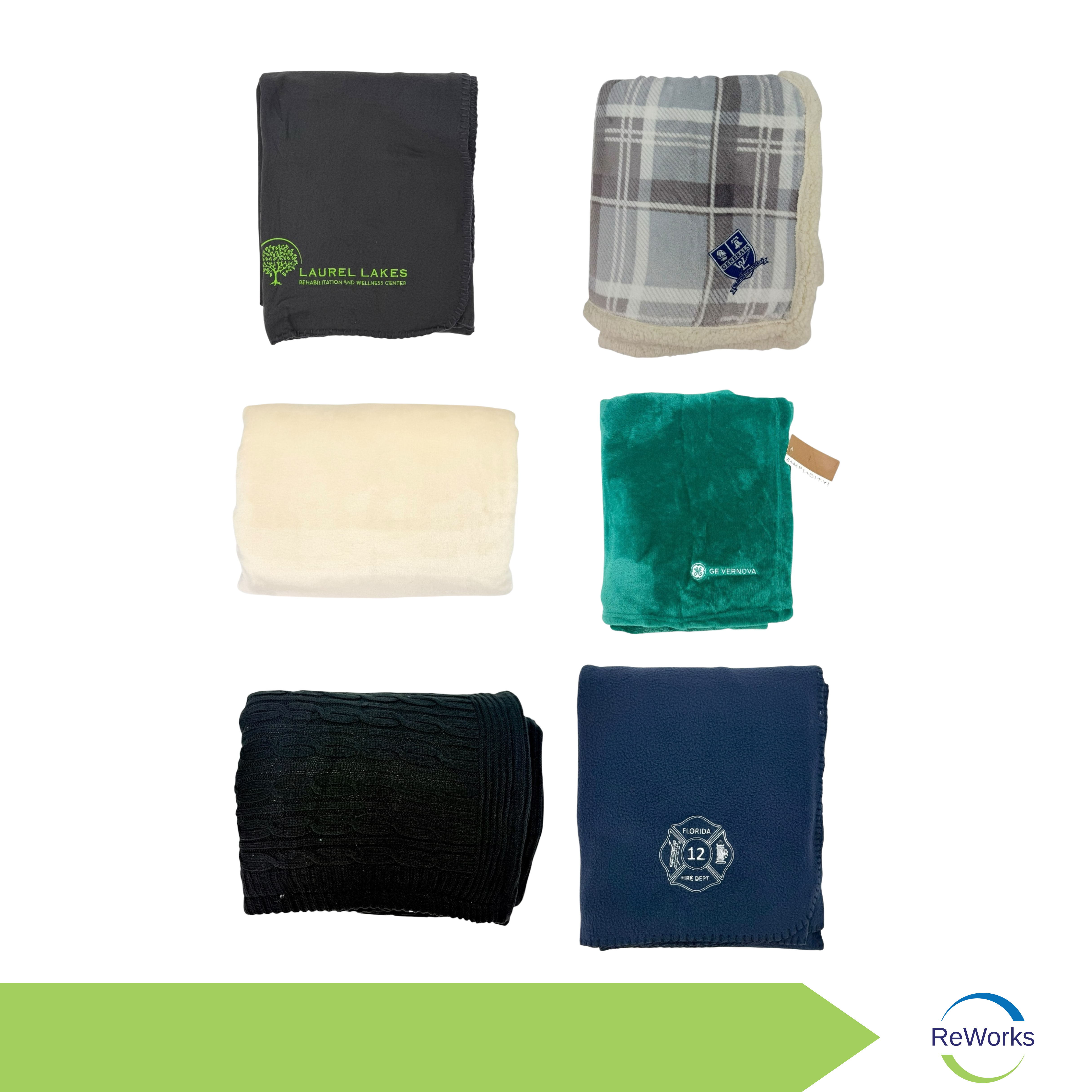Throw Blanket - Assorted Colors, Fabrics & Sizes
